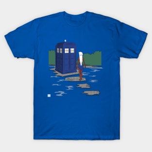 Kida And The Tardis T-Shirt